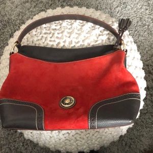 Dooney and Burke red purse